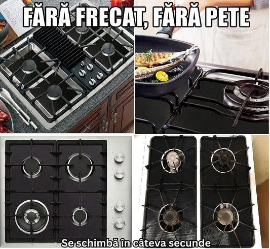 Folii Anti-Grăsime pentru Aragaz - SET 4